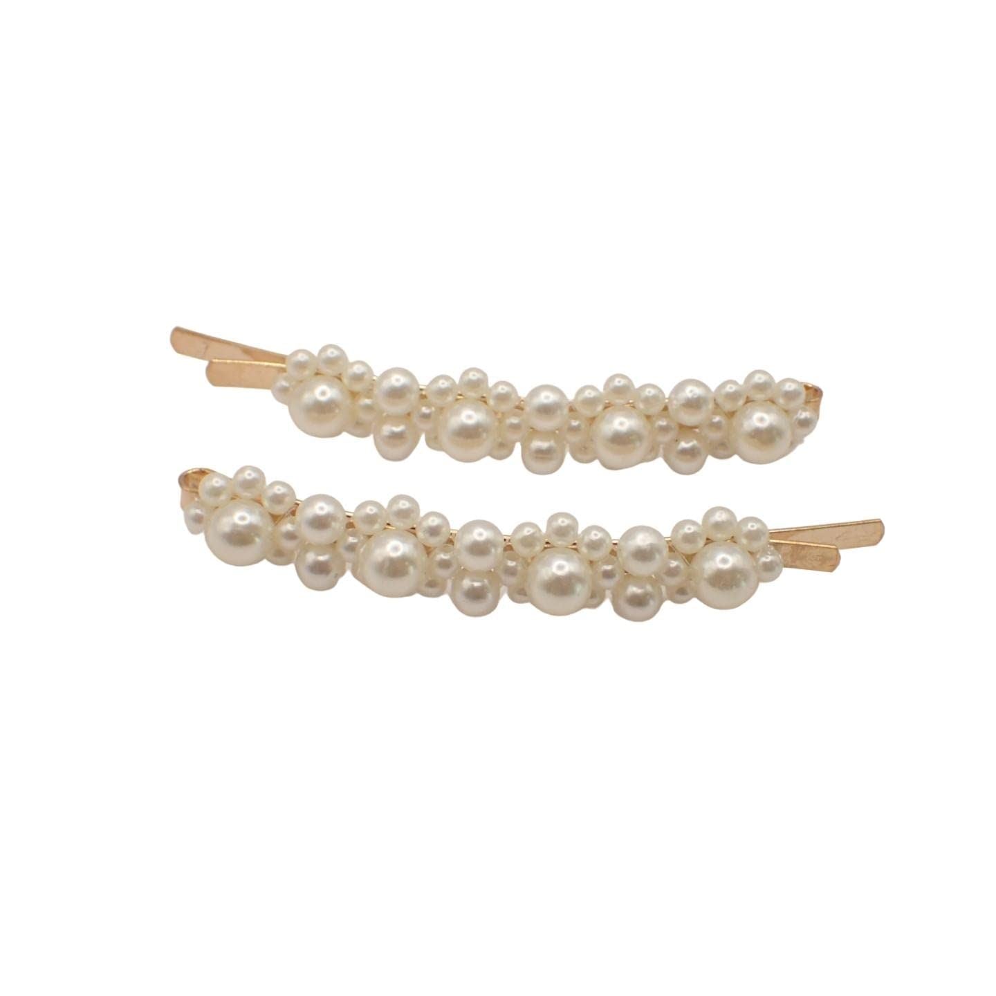 Beautiful Beaded Hair Grips, Coloured Grips For Prom, Bride or Flower Girl, Womens Hair Clip, Bobby Pins, Kirby Grip Accessory